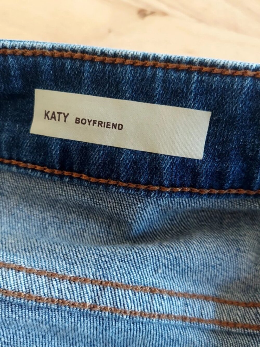 Kut From the Kloth Women Jeans Size 24W Blue Katy Boyfriend Rear Flap Pockets - Picture 6 of 8